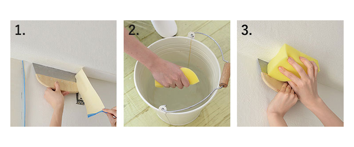 WIPE OFF THE REMAINING GLUE