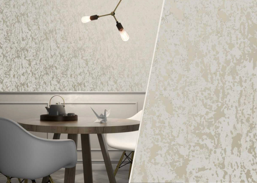 Milan Taupe Wallpaper