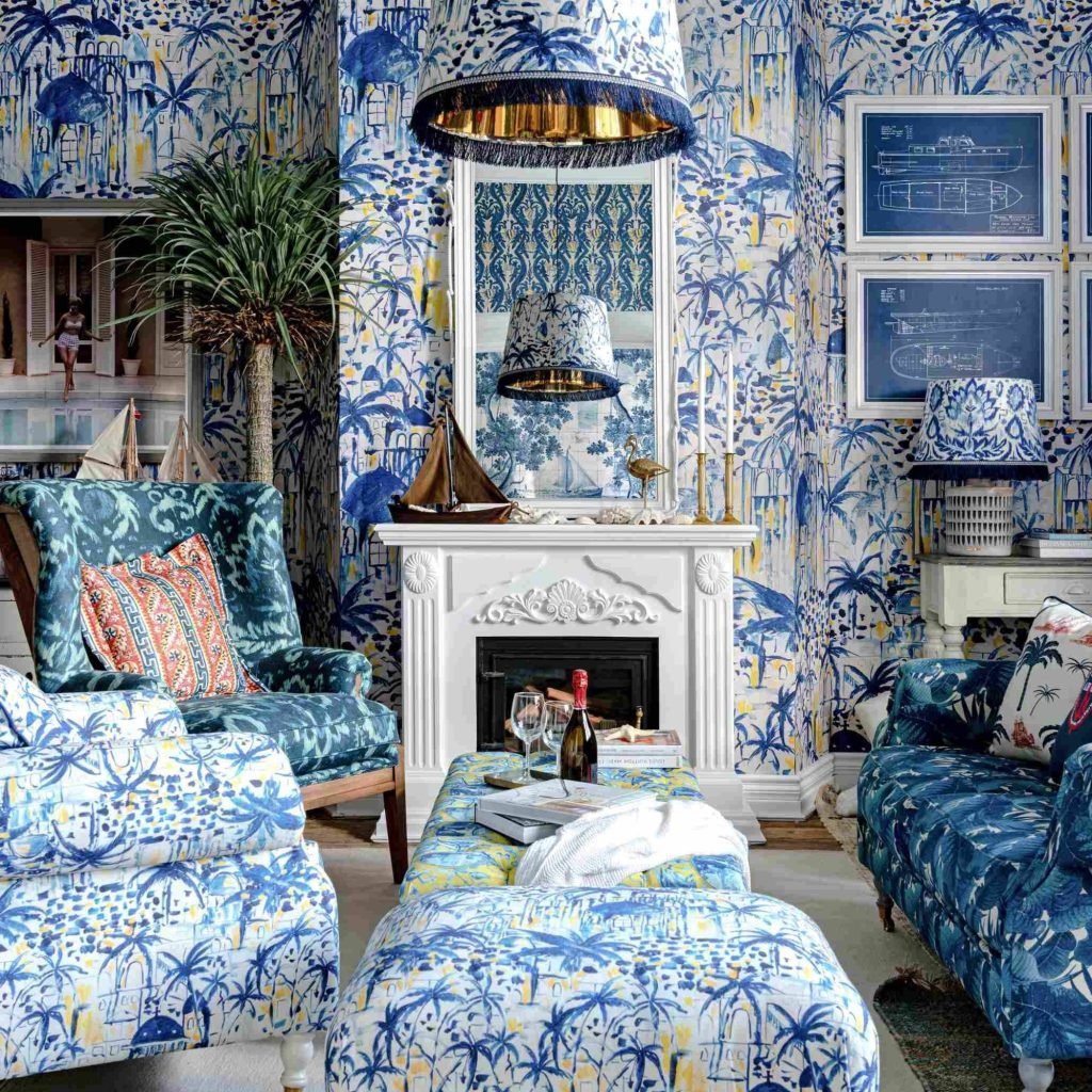 wallpaper for maximalist interior design ideas