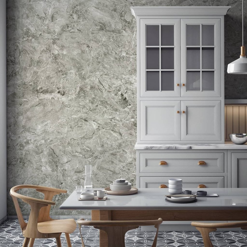 how to install kitchen wallpaper