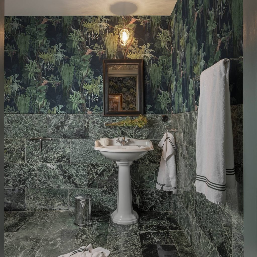 how to install wallpaper for bathroom