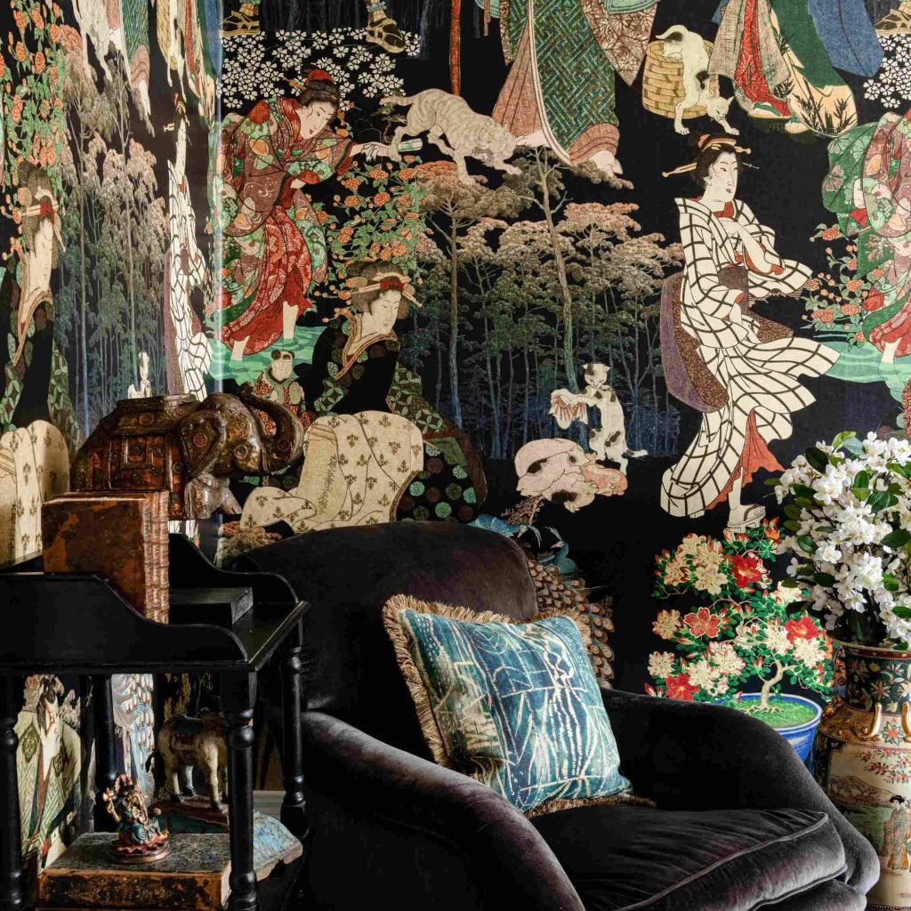 samurai geisha wallpaper