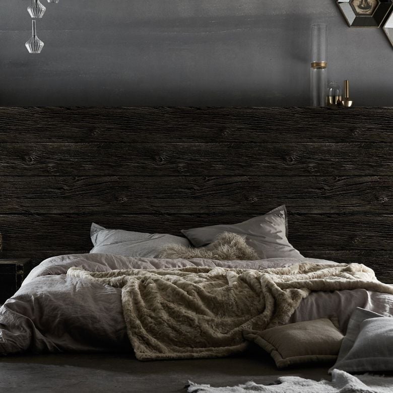 dark eclectic room