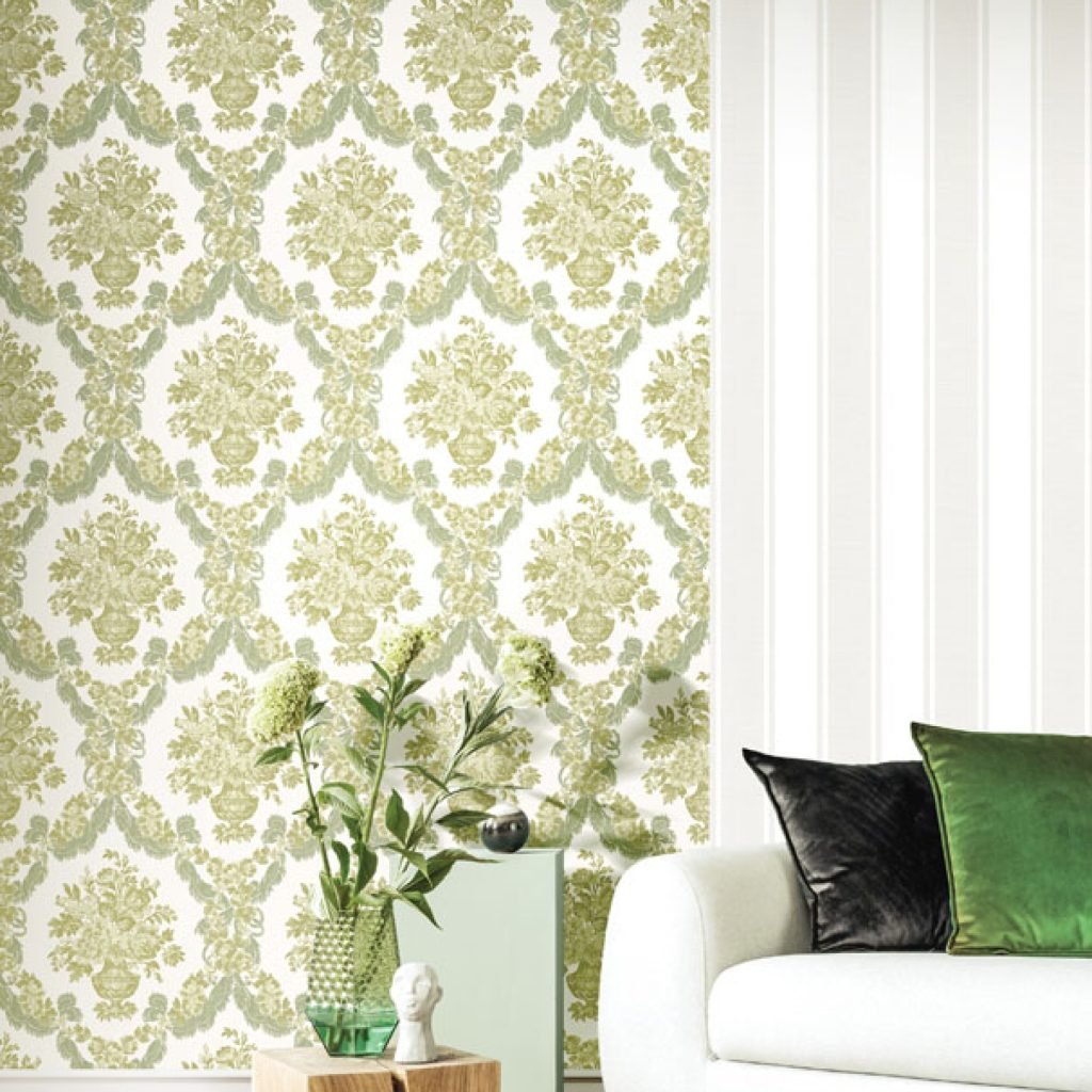trendy wall design ideas: mix and match wallpaper