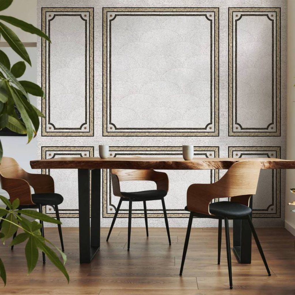 vintage wallpaper look