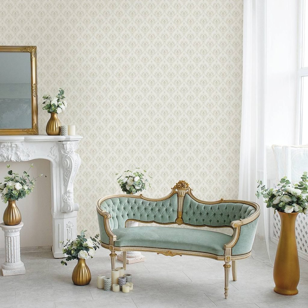 damask wallpaper Veluce Berg 88467 by Shinhan