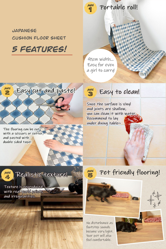 The advantages of Cushion Floor Sheet