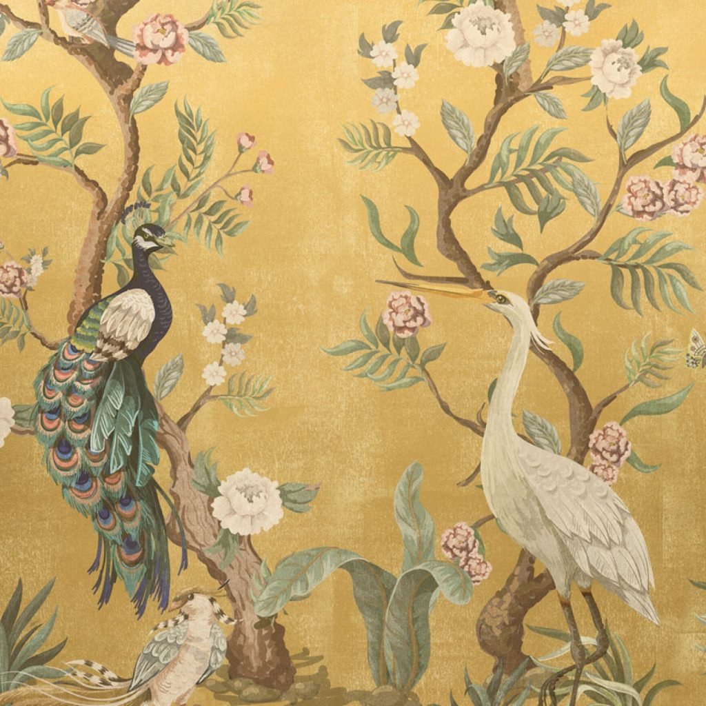 Floral Chinoiserie Wallpaper by Honpo Singapore