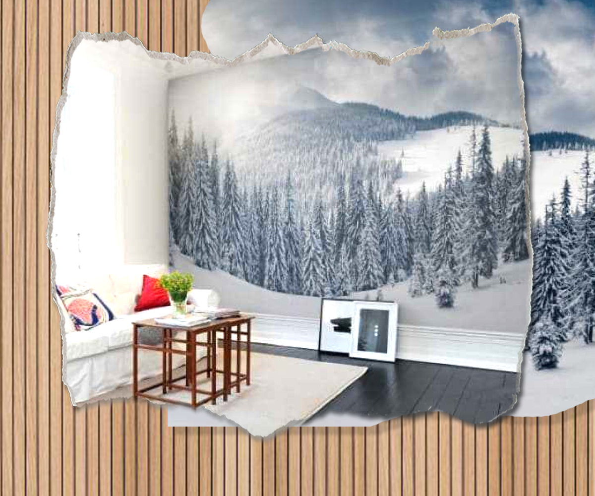 misty mountain forest wallpaper