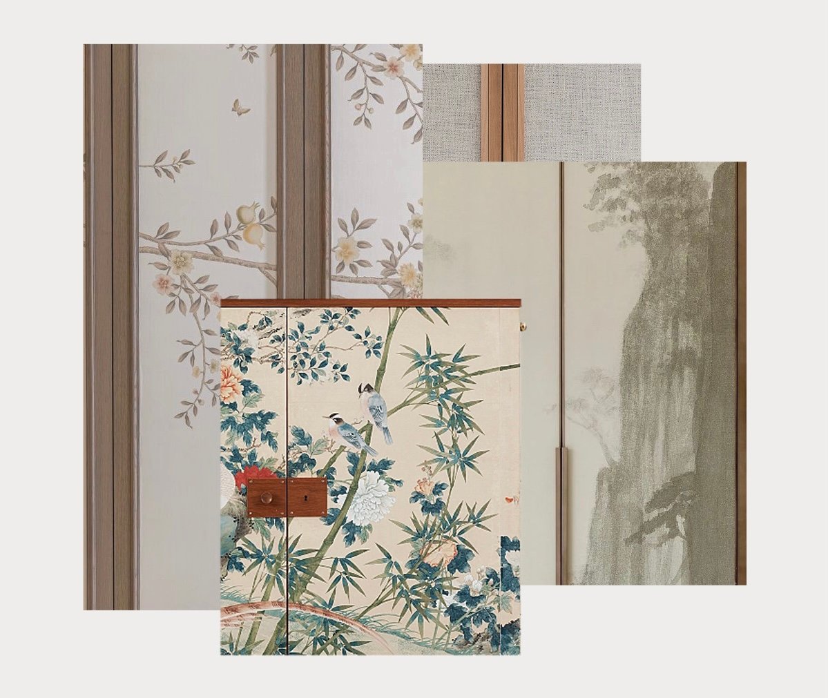 benefits of wallpaper  for wardrobe