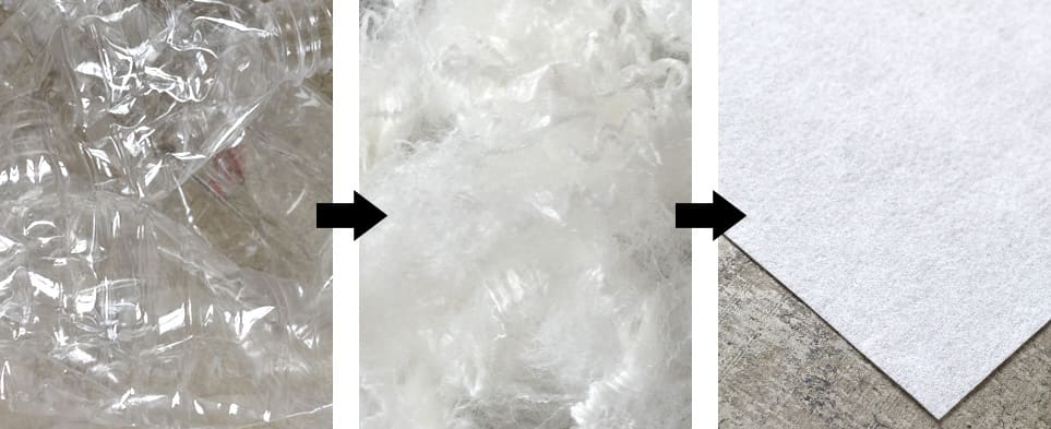 non toxic wallpaper: recycled polyester