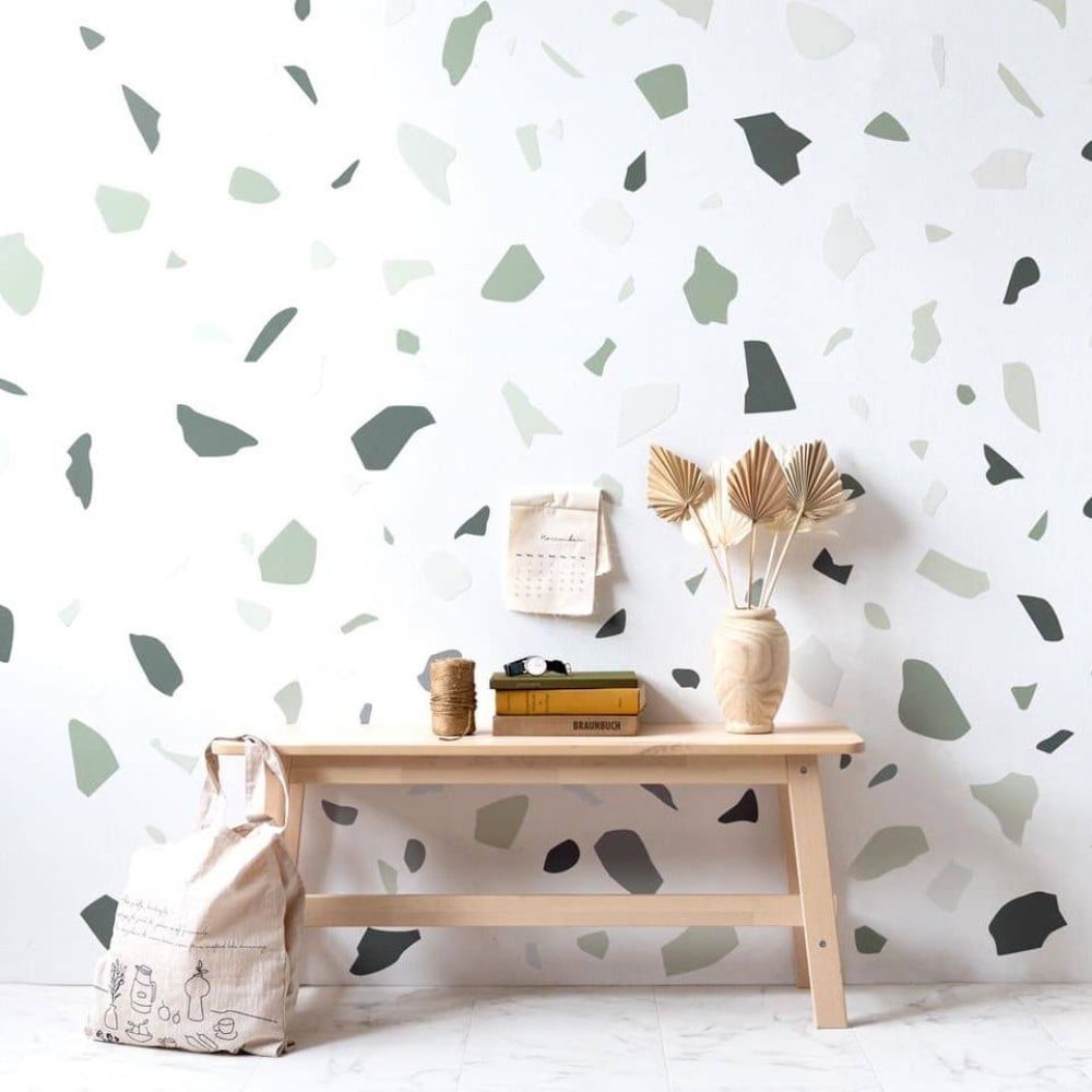 terrazzo sticker wallpaper