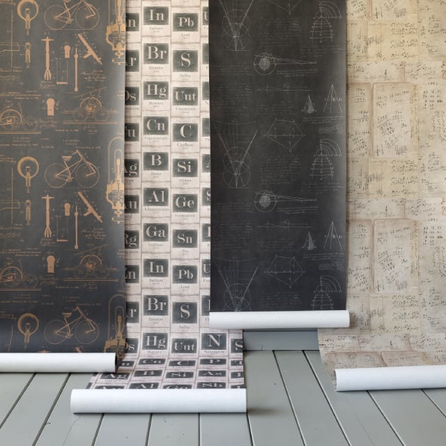 Wallpaper and murals use different materials