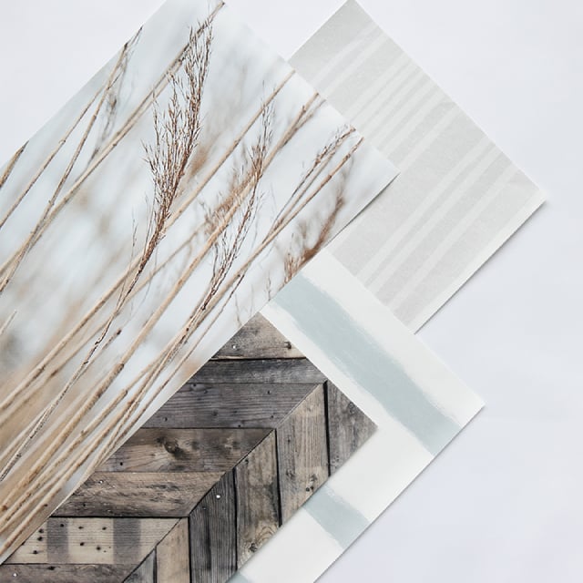 Wallpapers typically consist of a repetitive motif or pattern