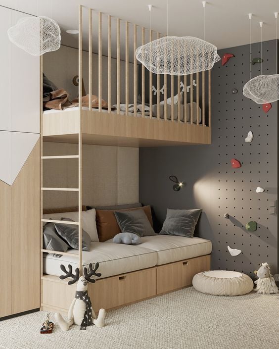 Dream Playroom: smilar design of furniture