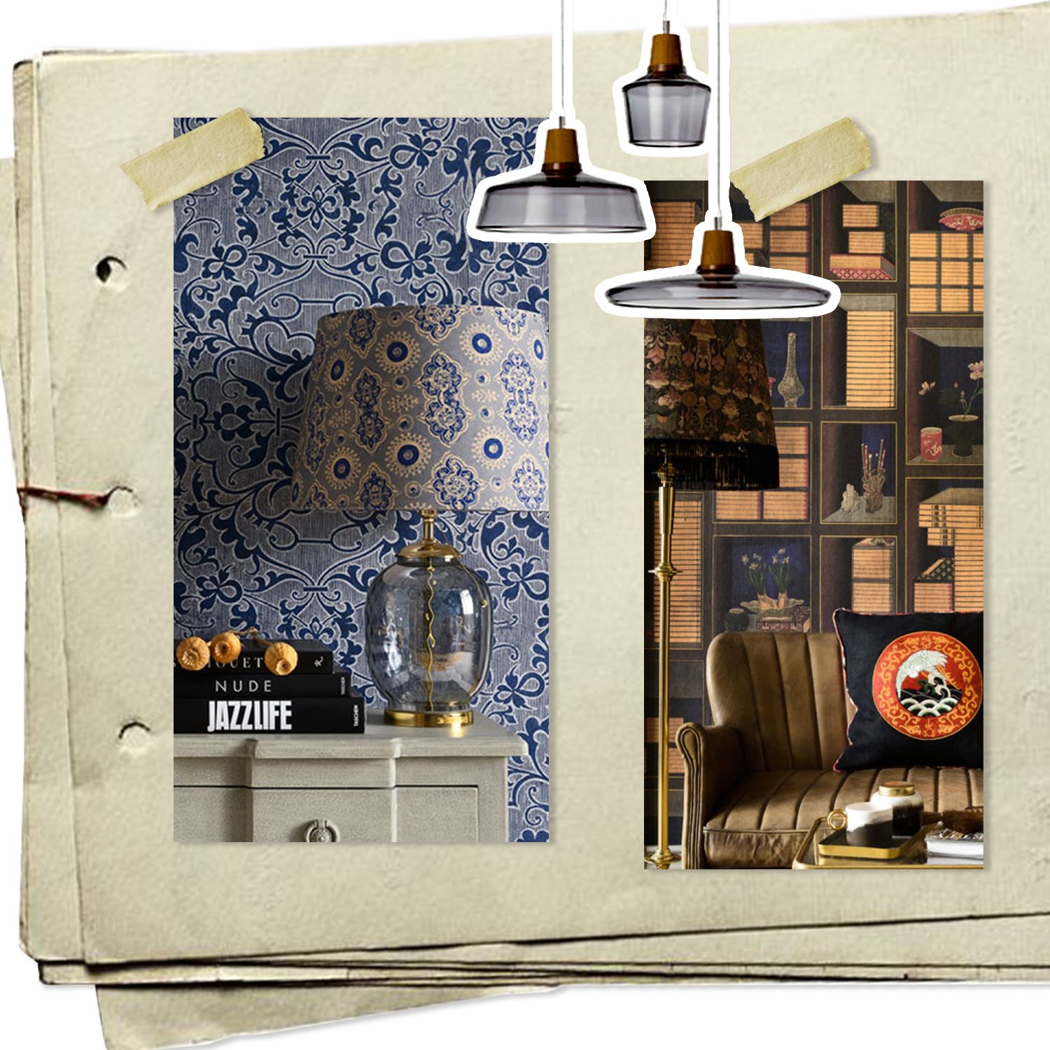 Vintage and Retro Designs for condo wallpaper ideas