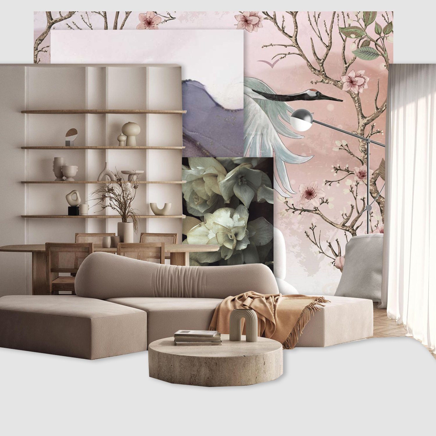 murals design for condo wallpaper