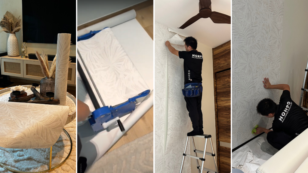 floral wallpaper is to create a focal point in your room