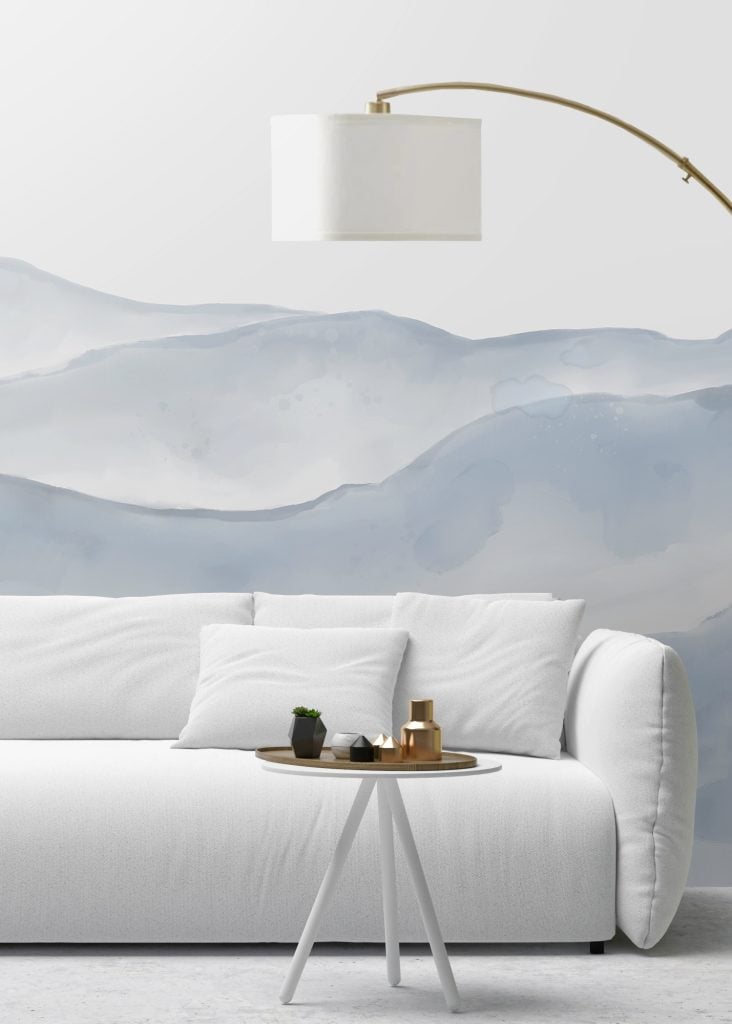 Mural gradation wallpapers