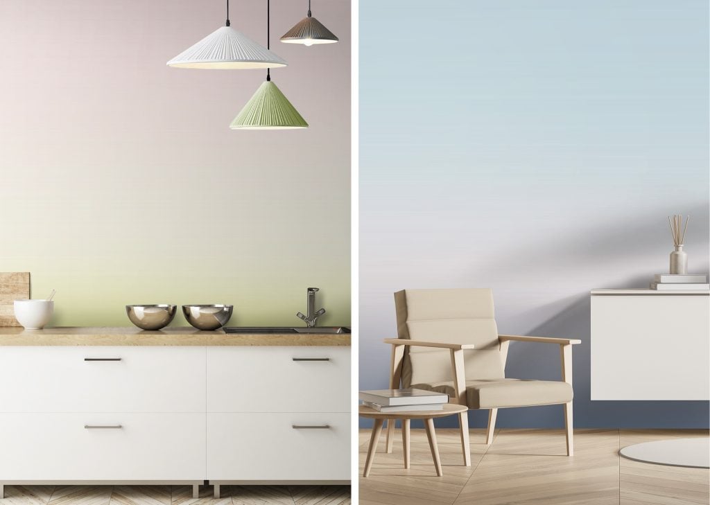 Exploring the Different Types of Mural Gradation Wallpapers 