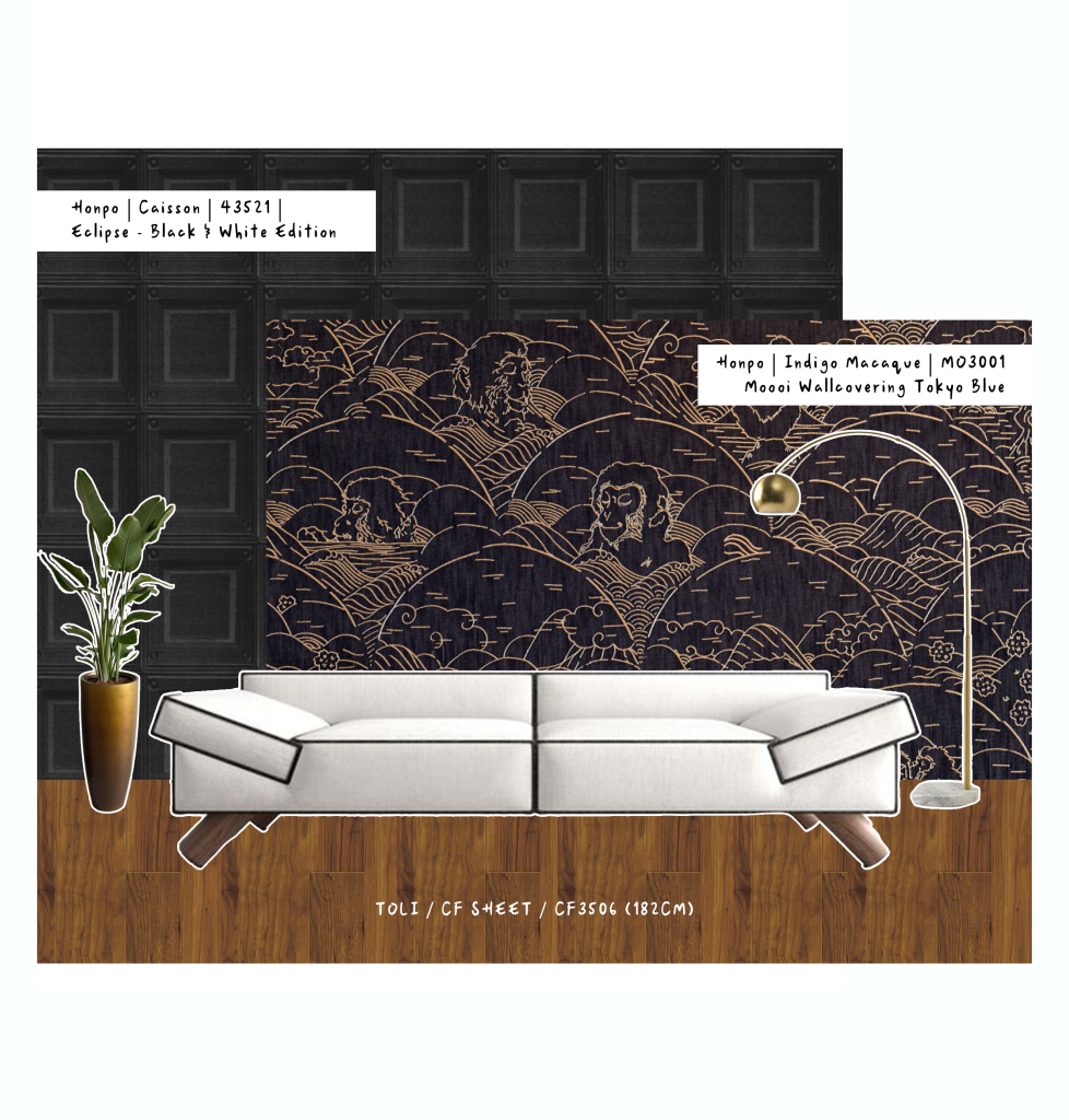 Another advantage of monochrome wallpaper is its ability to make a statement