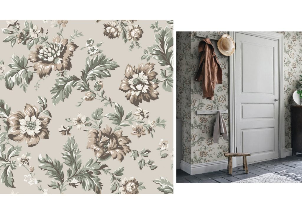 scandanavian wallpaper interior design ideas