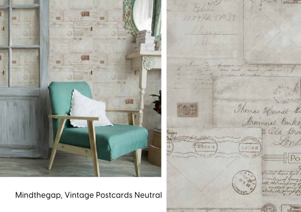 hotel wallpaper designs: retro theme