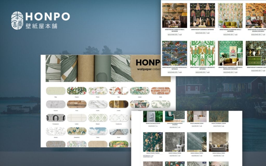 hotel wallpaper designs by Honpo