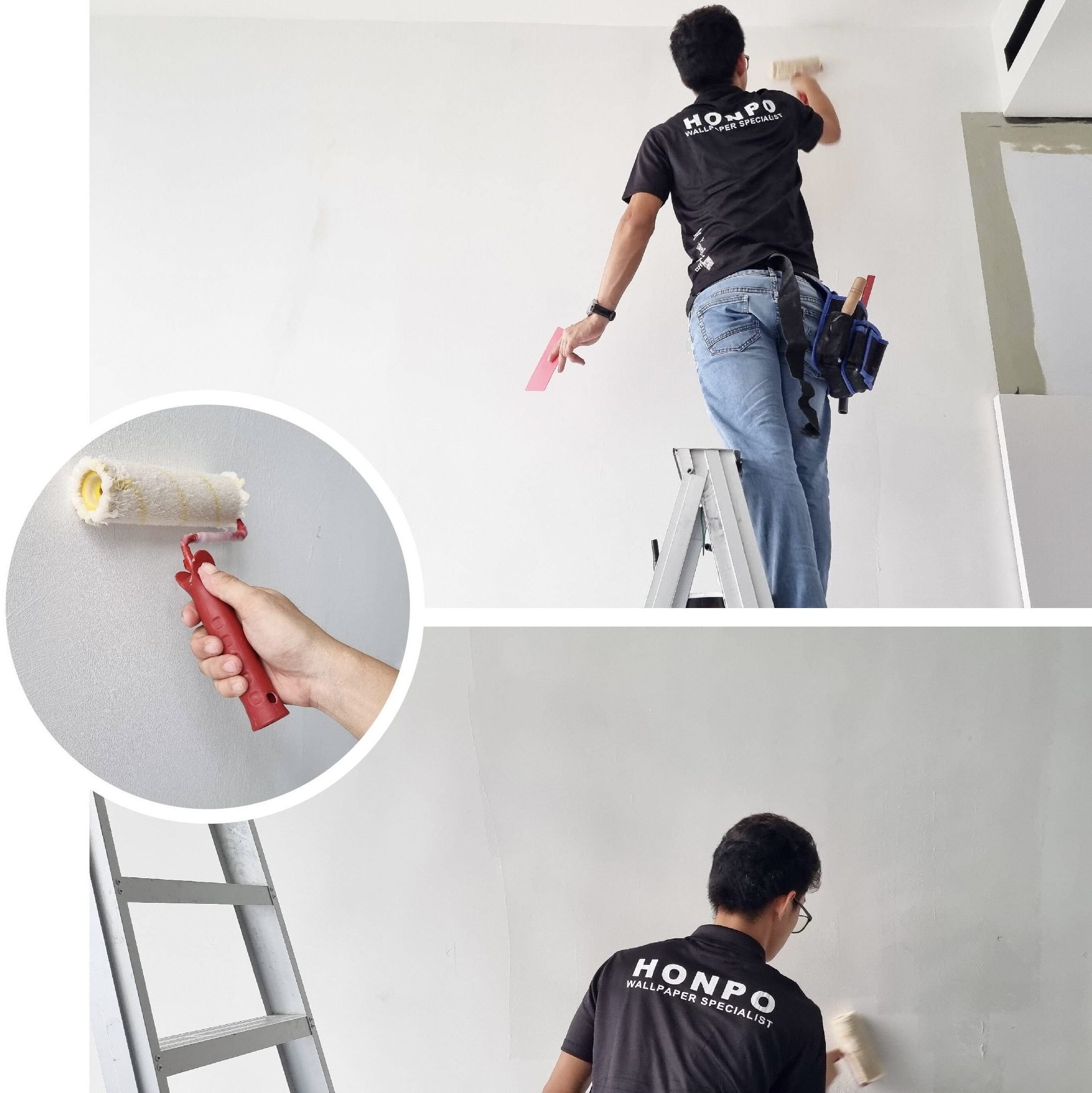 Before installing wallpaper, first check the condition of the walls of your house. A damp wall is not a good place for wallpaper