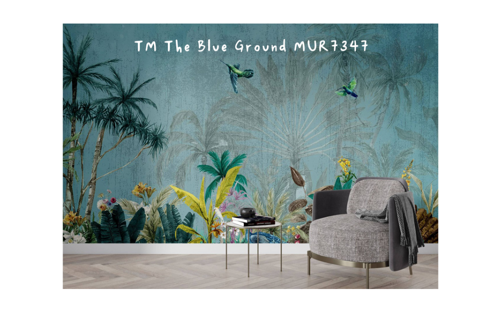 animal wallpaper THE BLUE GROUND