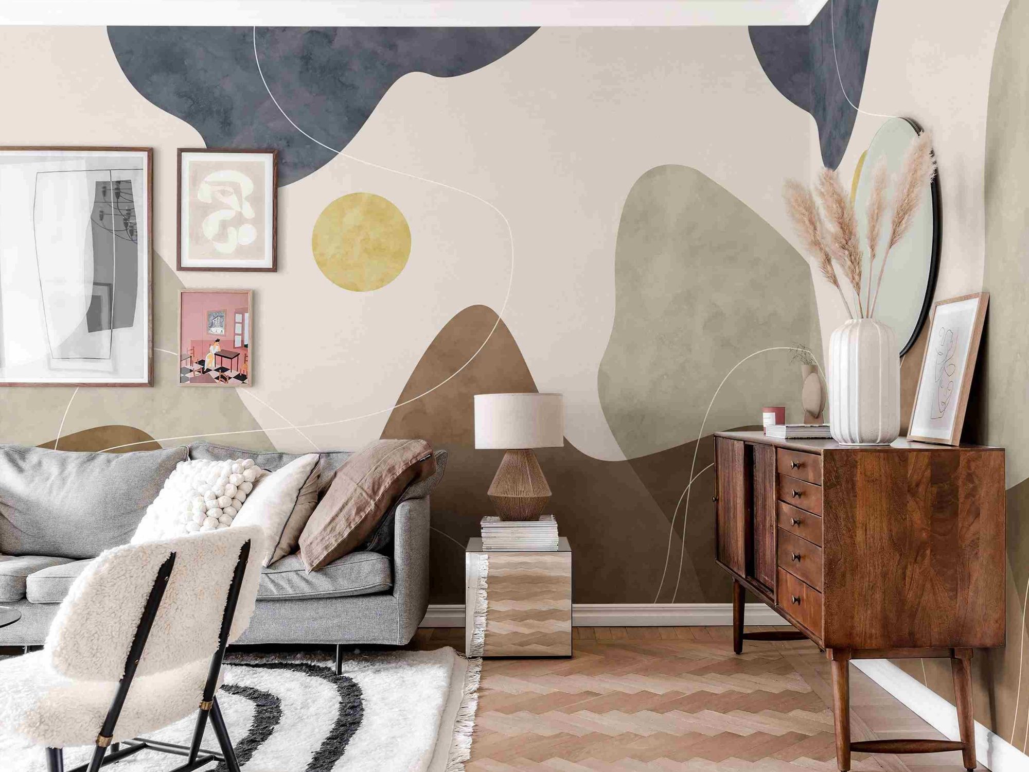 Terrain, Earth Abstract Mural Wallpaper