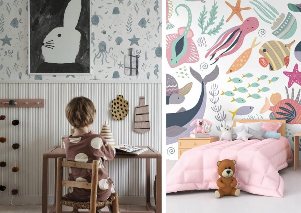 soft and cute underwater wallpaper 