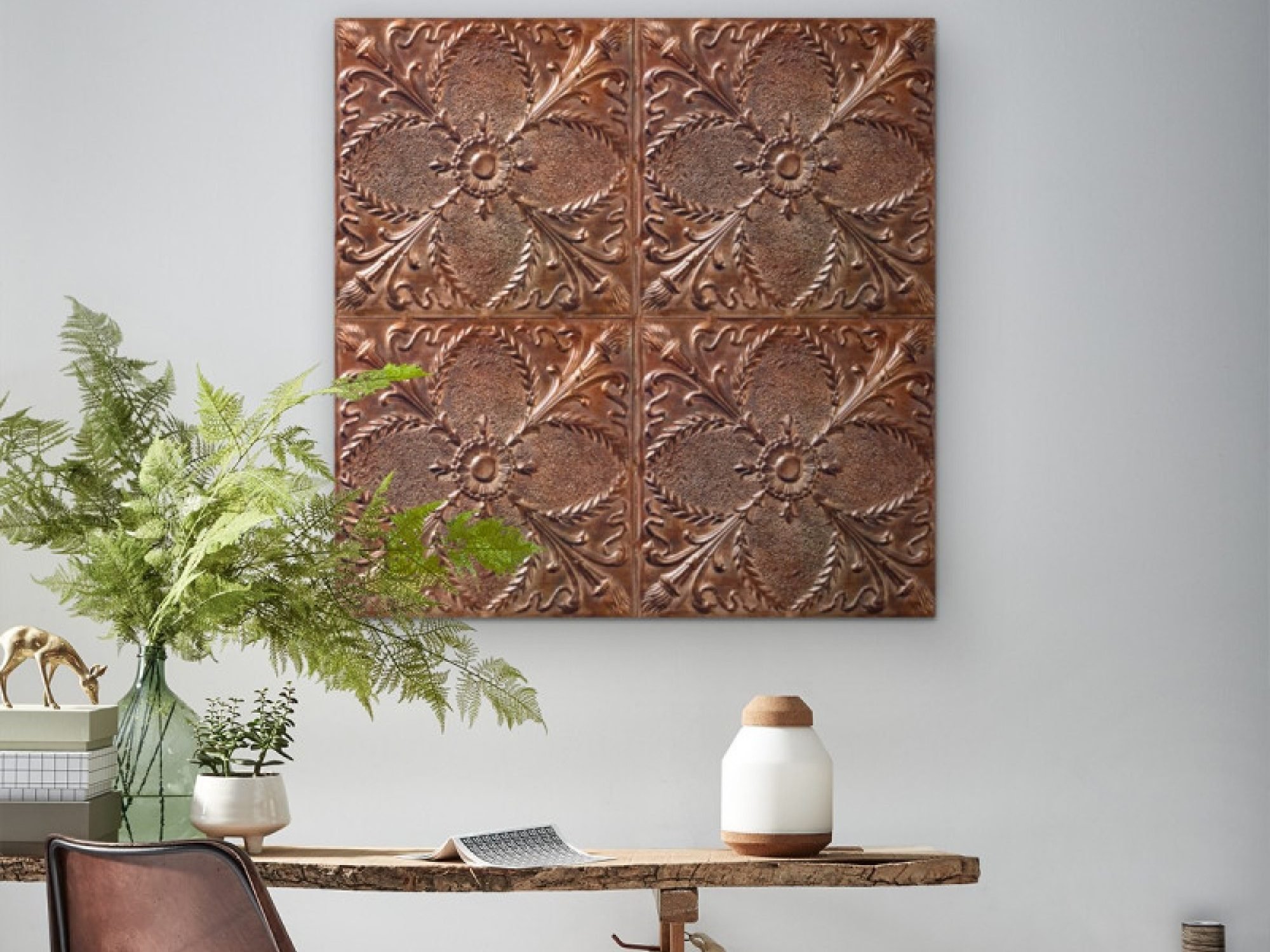 Antique Copper Tin Tiles