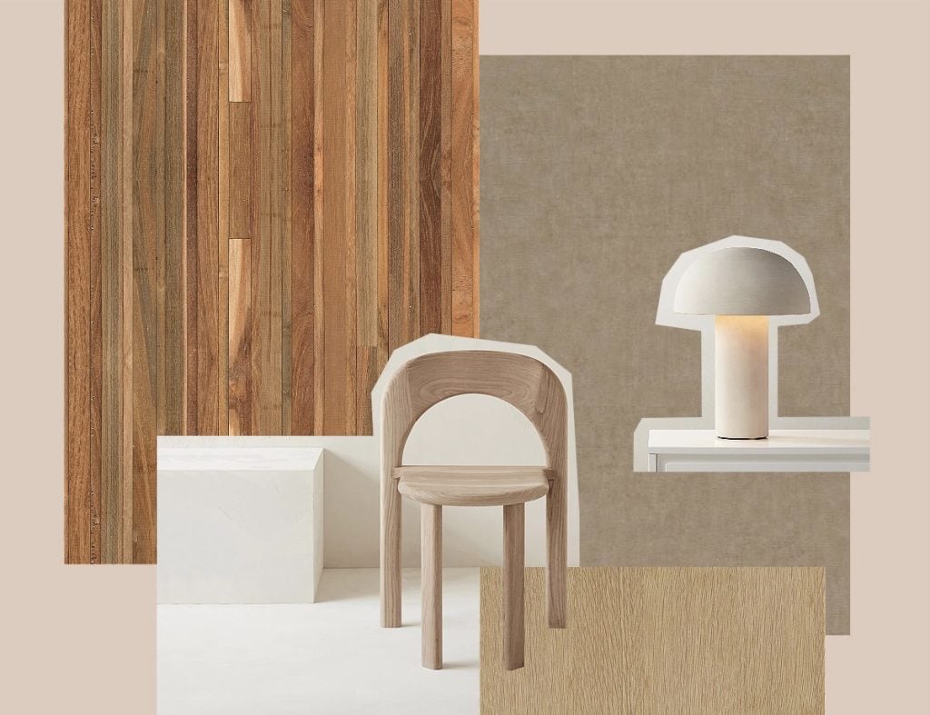 warm brown wallpaper ideas