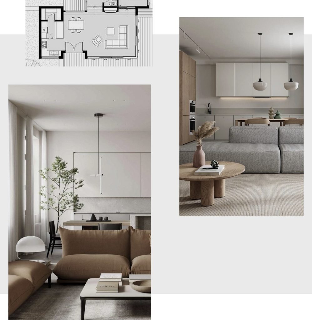 Interior Design Layout: open space