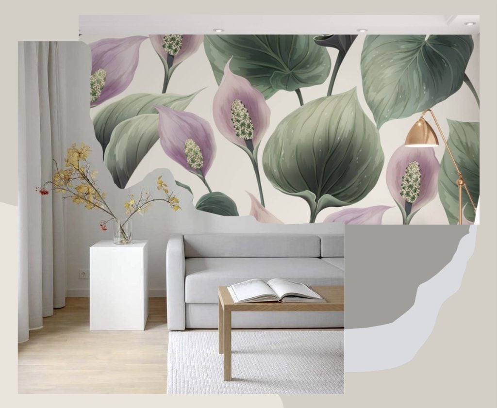 renovation ideas: soft purple and green