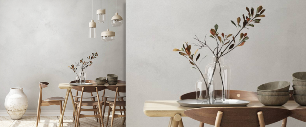 limewash wallpaper: fresh and calming decoraton