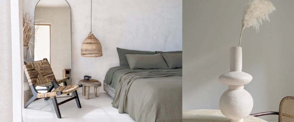 Embrace Imperfect Beauty give a wabi-sabi bedroom 