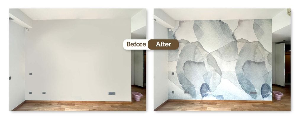 abstract wall transformation