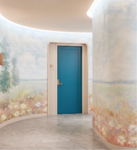 this indutrial-chic look by Rimura wallpaper