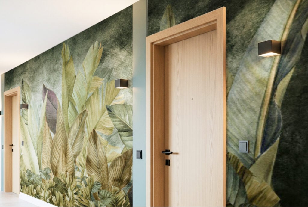 Foliis tropiace wallpaper for hotel