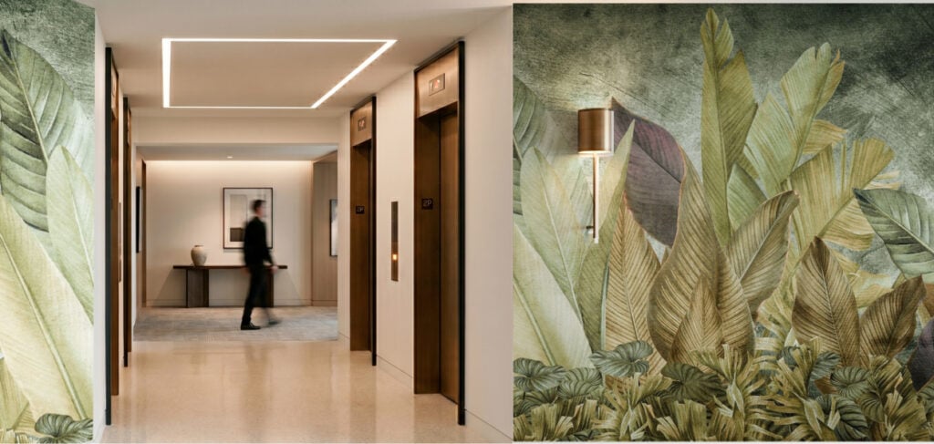tropical wallpaper perfect for hotel