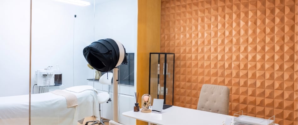 3d look wallpaper at Doctor room