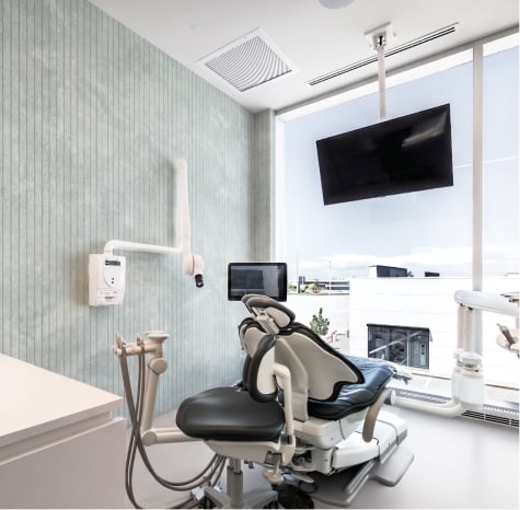 Healtchare room using premium wallpaper
