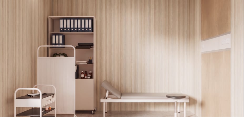 Clinic area using wallpaper high quality