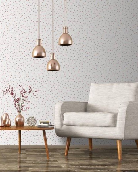 Graham & Brown | INDIVIDUAL | Confetti Rose Gold 105133