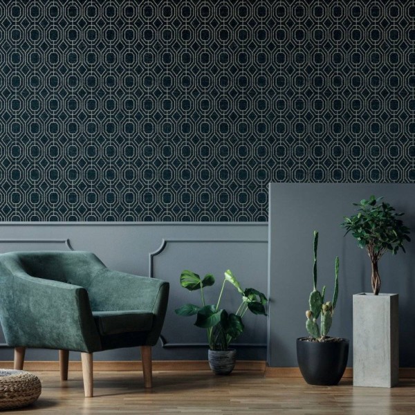 Luxe Geo Teal | 115933 | Secret Garden