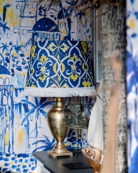 MINDTHEGAP | SUNDANCE VILLA | SEASIDE TRELLIS LAMPSHADE | LS30398