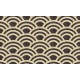 Lucky O’s | MO3040 Birch & Black | Mooi Wallcovering Tokyo Blue