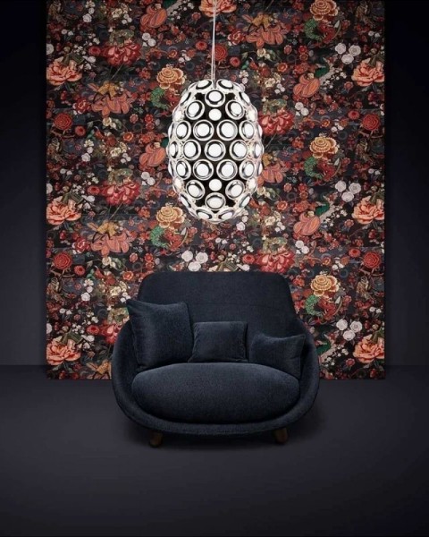 Rendezvous Tokyo Blue | MO3010 Indigo | Mooi Wallcovering Tokyo Blue